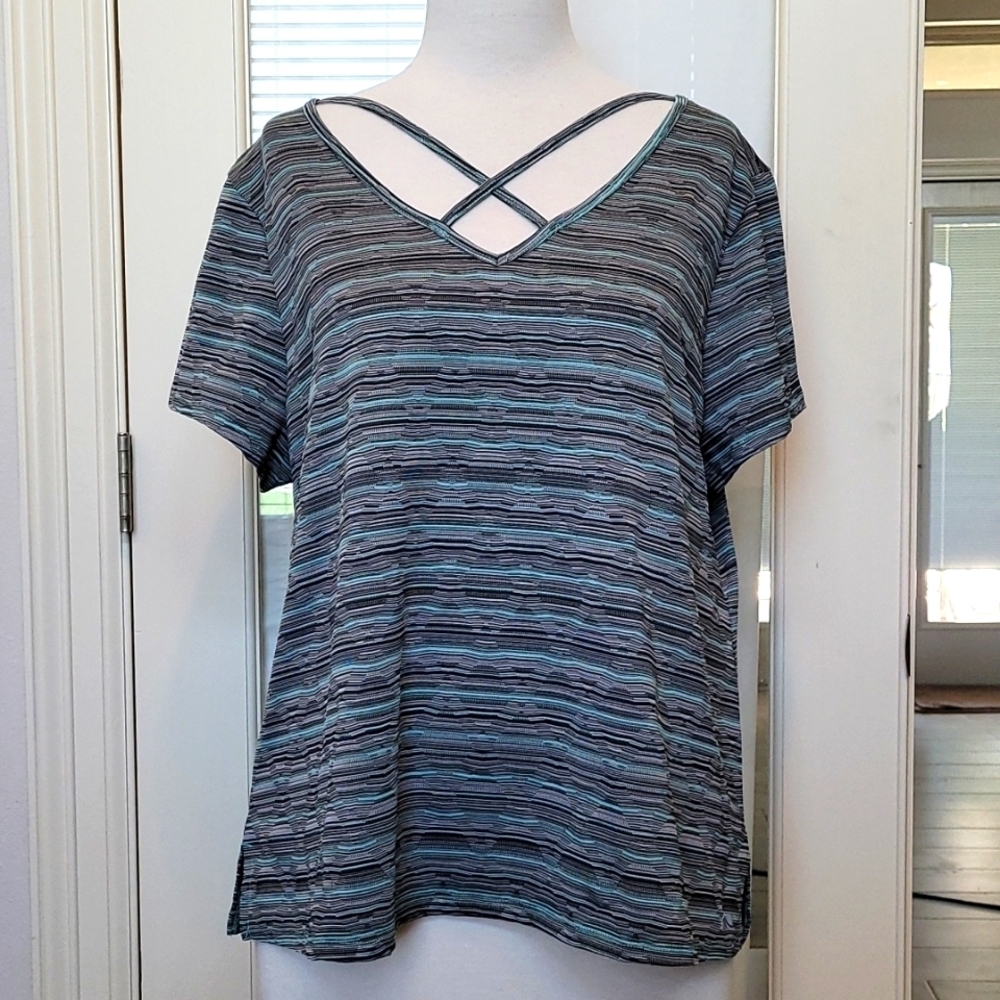 Marika Criss Cross Athletic Top